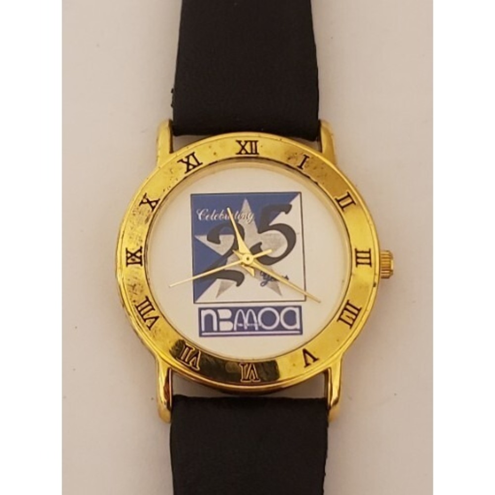 McDonald's NEMOA 25 Years Watch Symposium Rare Leather Band Advertising Souvenir